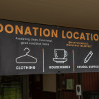 Donation Location Sign
