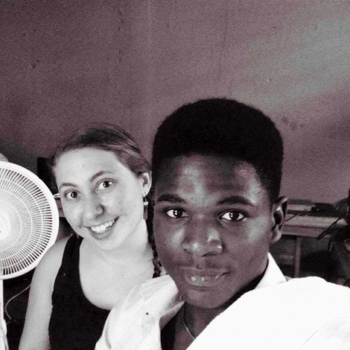 Kayla Nachtsheim ('14) and Valcourt Honoré ('17)