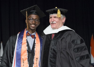 Lewis & Clark Graduate Matthew Rugamba and General Dallaire