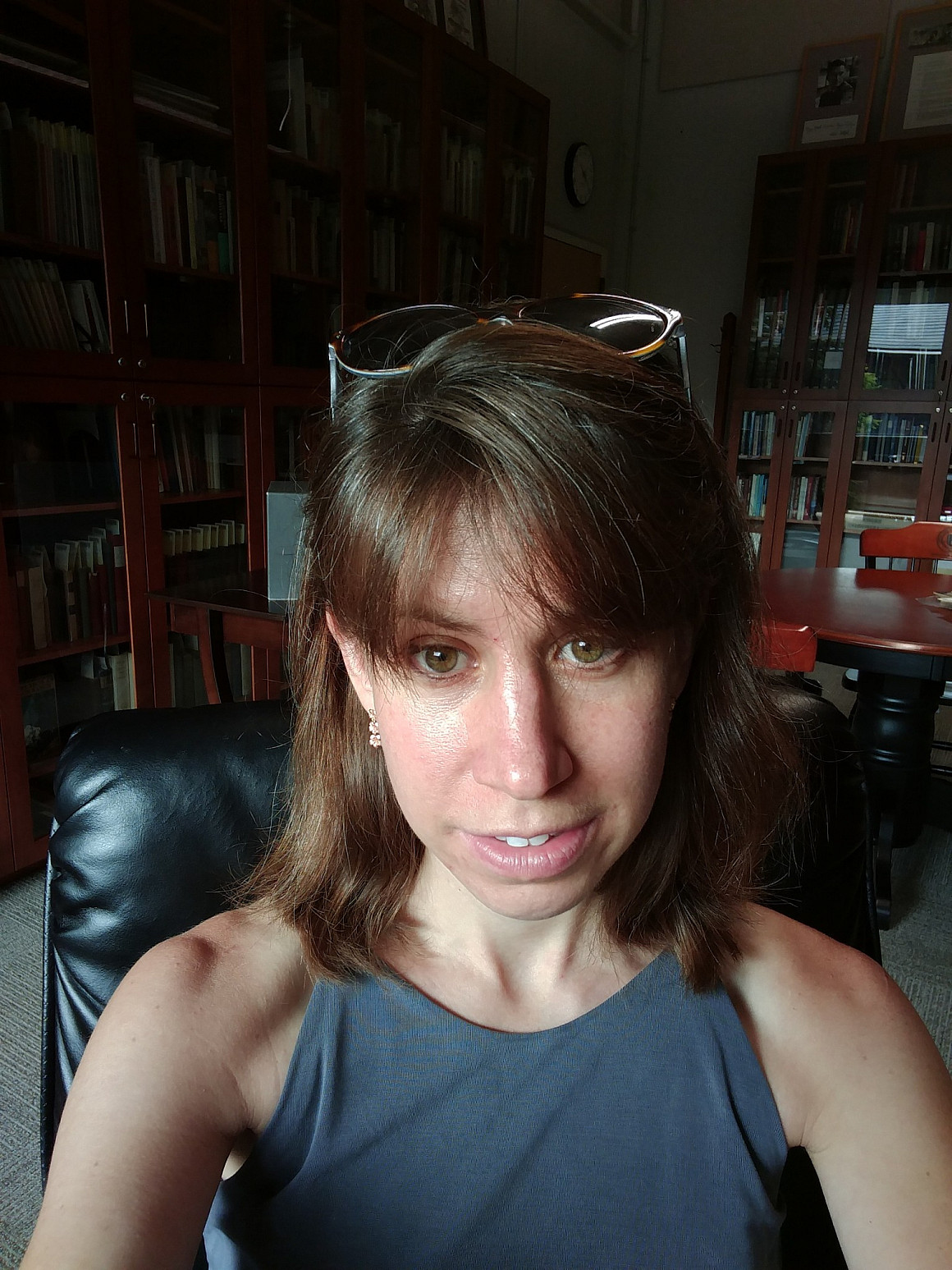 Head of Special Collections and College Archivist Hannah Crummé