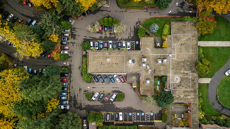 Parking Lot O Bird's Eye View