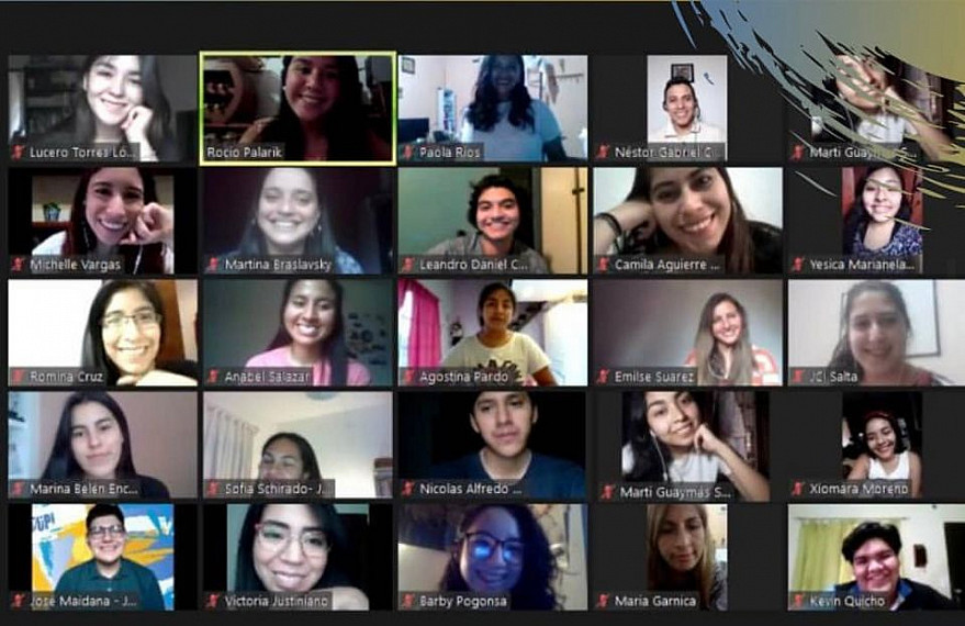 Workshopping in Zoom. Salta Province, Argentina.