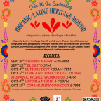 Hispanic-Latine Heritage Month Flyer 