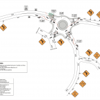 TriMet Bus Stop Construction Flagger Map