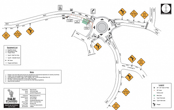 Traffic Control Plan