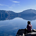 Lakeside view at Crater Lake