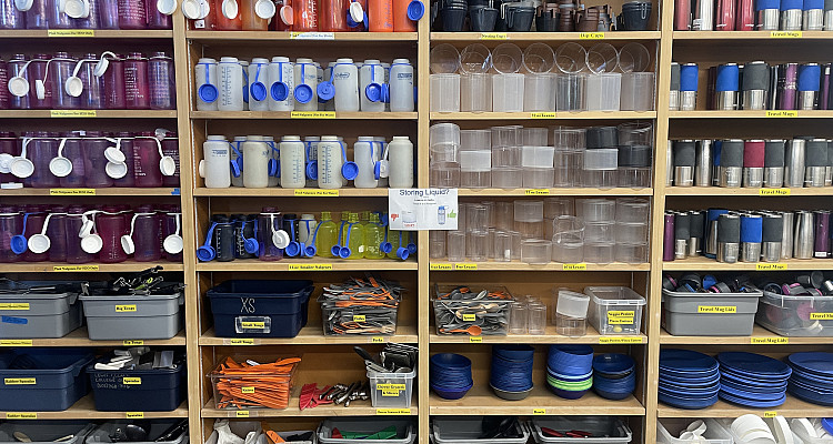 Water Bottles and Vessels in Sequoia