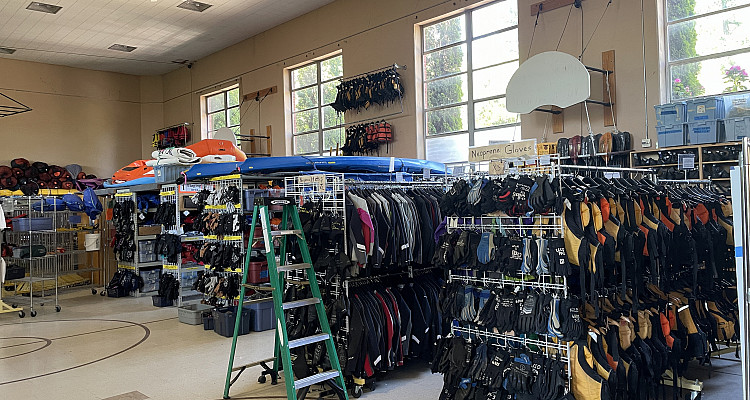 View of water world in Sequoia