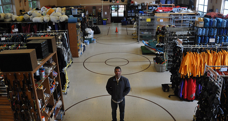 Warehouse Manager Thom Lehman