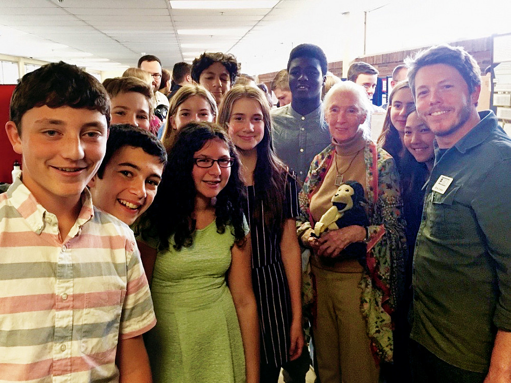 This past fall, Lowes' students had the exciting opportunity to share their data on forest health with world-renowned scientist and conse...