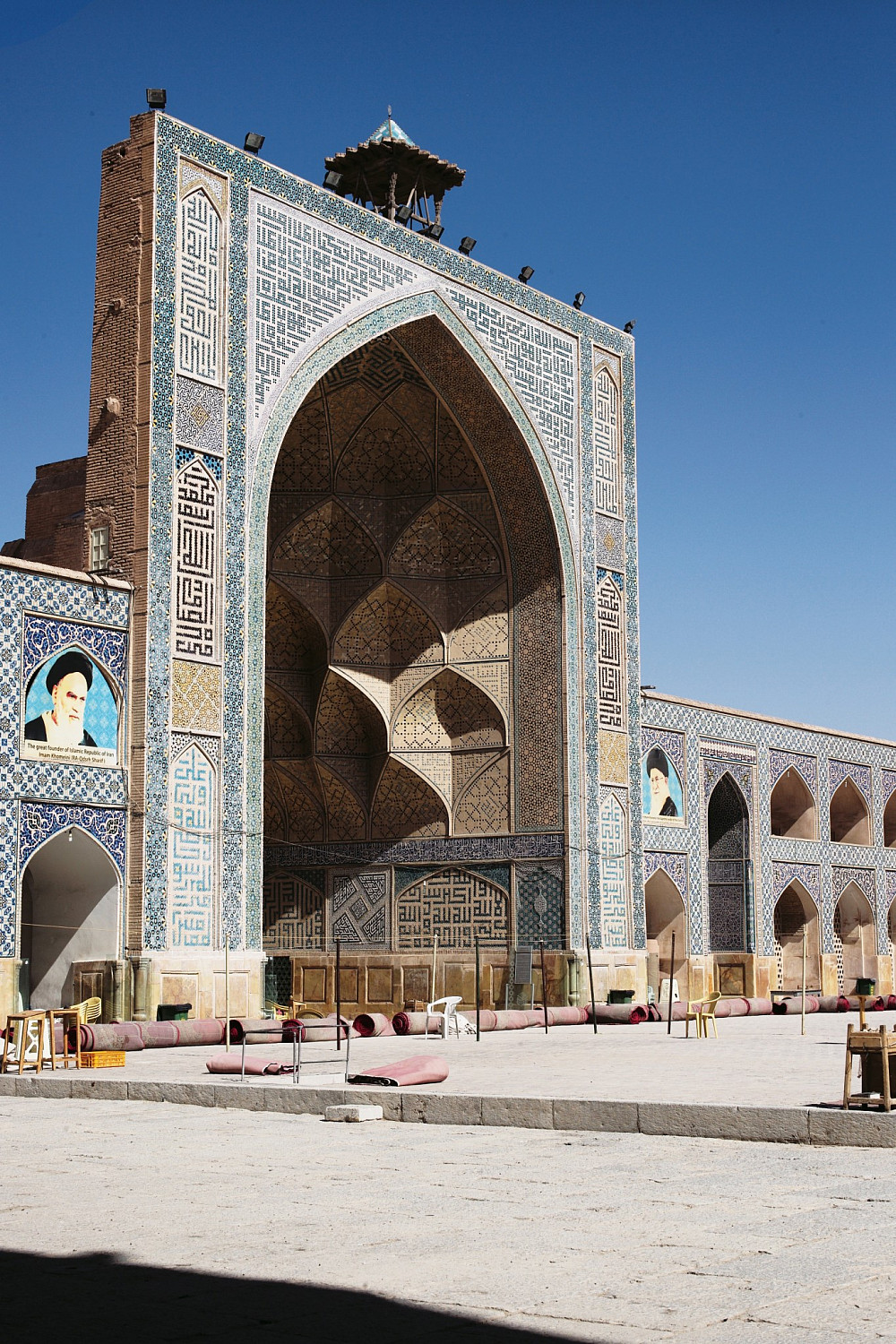 2016: The Jameh Mosque of Isfahan, one of the oldest mosques in Iran.