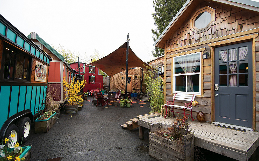 Delman is co-owner of Caravan-The Tiny House Hotel in  Northeast Portland.
