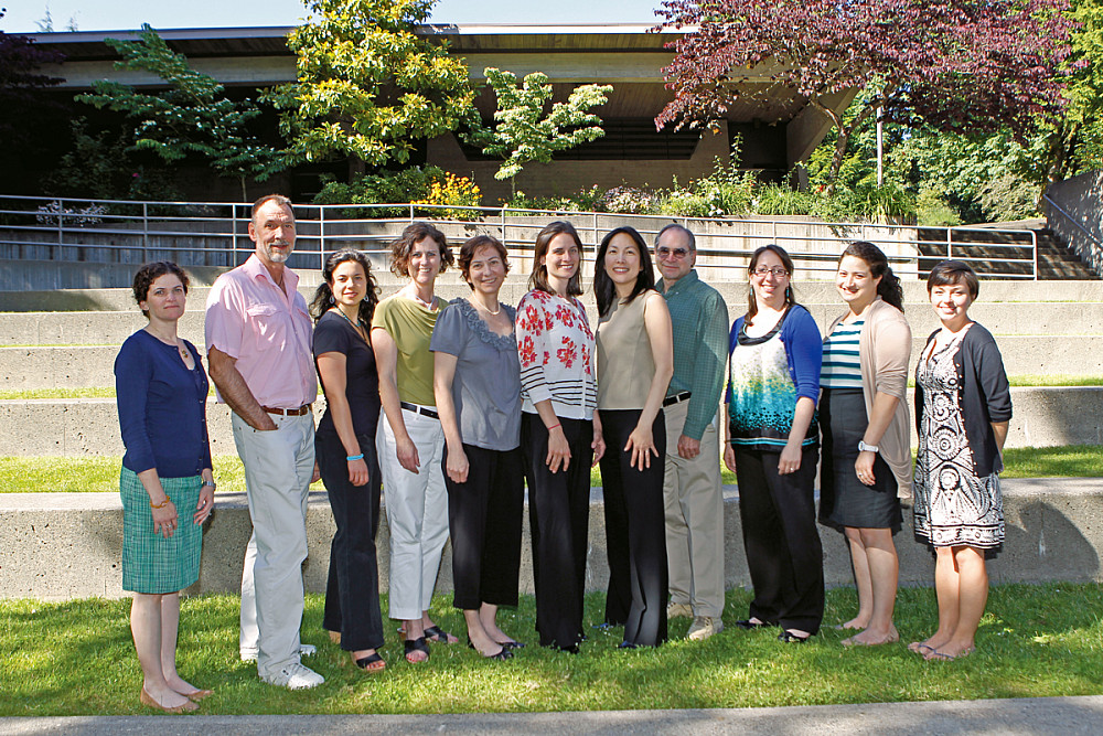 Staff of the National Crime Victim Law Institute: Sarah LeClair, Jeff Hanson, Johanna Borkan, Meg Garvin, Terry Campos JD '01, Alison W...
