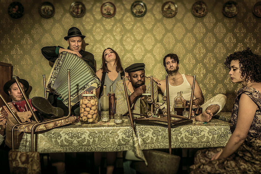 A promotional photo from Professor Štepán Šimek's translation of Uncle Vanya, performed by the Portland Experimental Theatre Ensemble ...