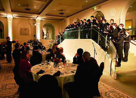 Inaugural Dinner - Cappella Nova provided musical entertainment.