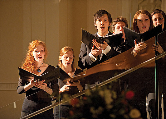 Inaugural Dinner - Lewis & Clark's Cappella Nova performs at the inaugural dinner.
