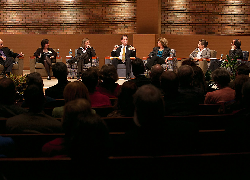 Academic Symposium --The Future of Higher Education: Myth vs. Reality - President Glassner hosted scholars from Lewis & Clark, Northw...
