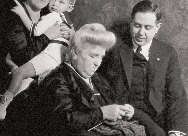 Lloyd and Edna Frank with their son and Lloyd Frank's grandmother, Jeanette Meier