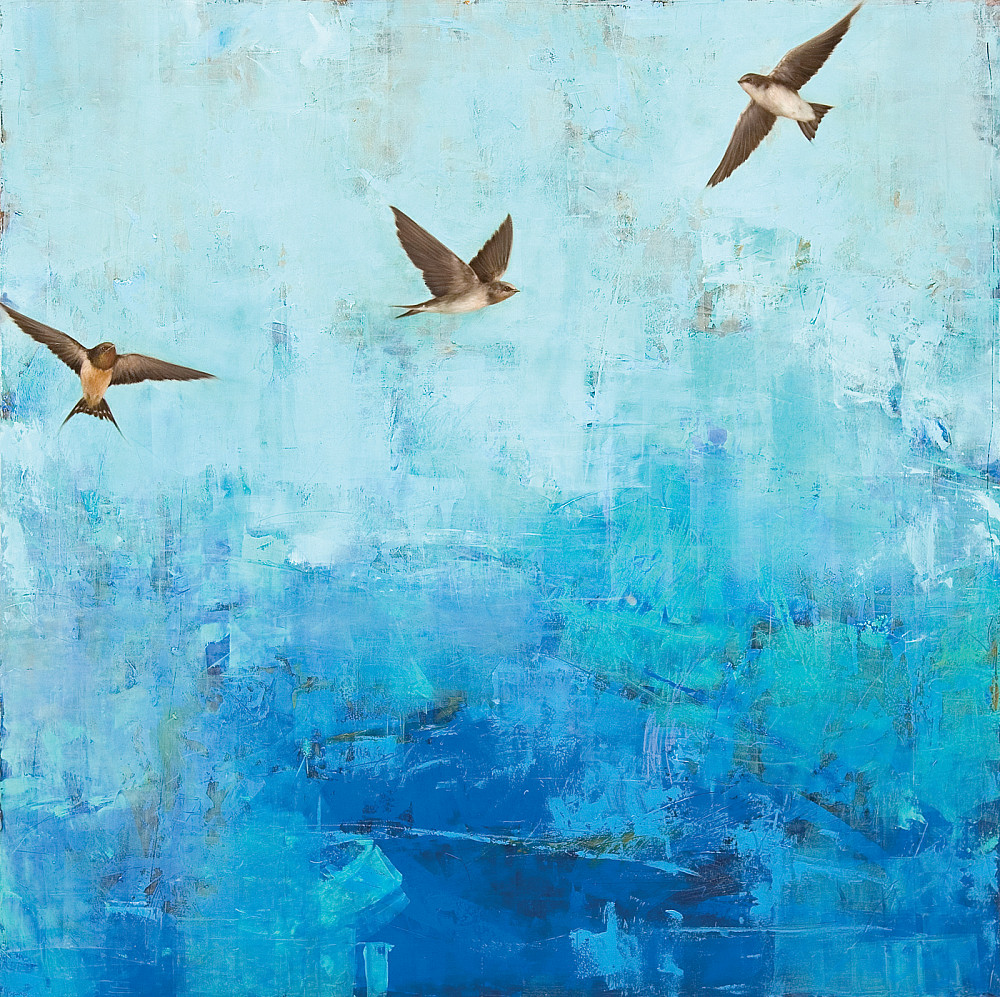 Orion's Belt, Pisano's favorite painting (oil, 48 x 48 inches).