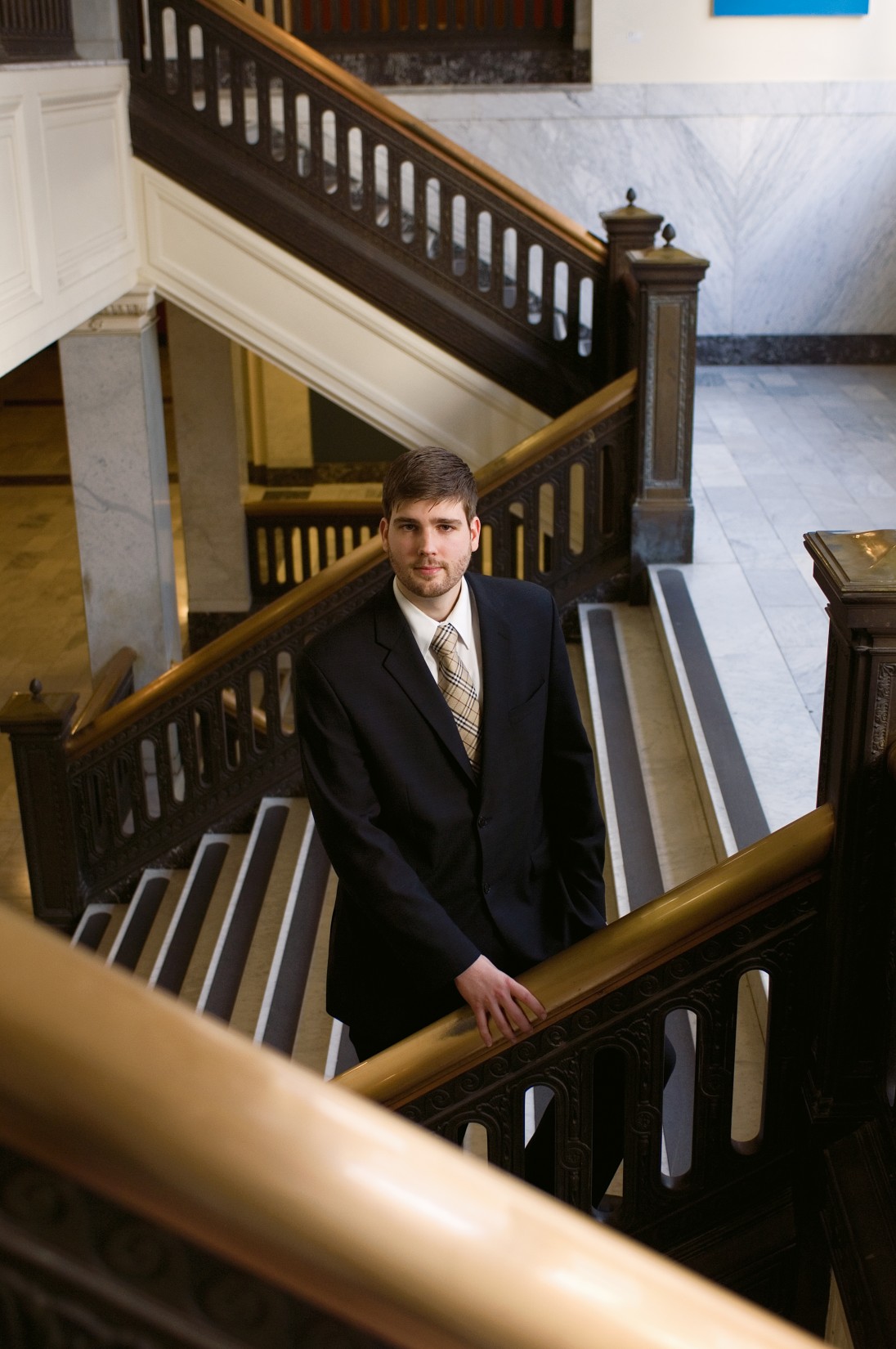 Mike Schmidt Law '08 prosecutes misdemeanor criminal cases at the Multnomah County Courthouse.