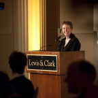 Amelia Wilcox BA '81, president of the College of Arts and Sciences Alumni Board.