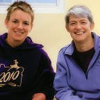 Jenny Osborne MAT '94 and Becky Lukens MAT '90, Ed.S. '10