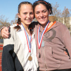 Tamma Carleton '09 and Amanda Phillips '08 both ran strong races at the West Regionals.