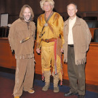 Tom Holland, who played Joe Field, stabber of a Blackfeet Indian; Roger Wendlick, who played George Drouillard, a hired interpreter; and ...