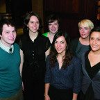 Some of this spring's Fulbright winners: Benjamin Moseley, Maelia DuBois, Ella Antell, Alyssa Ransbury, Annalisa Peterson, and Renda Nazzal.