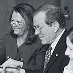 MardiLyn Saathoff and Oregon Governor Ted Kulongoski