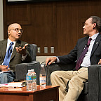 Keynote speakers David Pellow and Christopher Foreman.