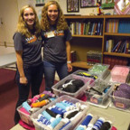 Paige Sanders BA '17 and Ashley Garber BA '18
