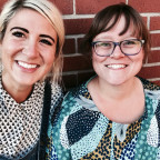 Abby Rotwein MAT '12 and ElissaDingus BA '07, MAT '11