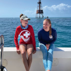 Ananda and Eva at Carysfort Reef