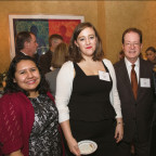Daniela Lopez CAS '16, president of the Associated Students of Lewis & Clark (ASLC); Lean Knapp, CAS '16, vice president of...