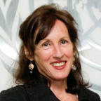 Cynthia Scharf and U.N. Secretary-General Ban Ki-moon