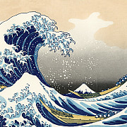 Under the Wave off Kanagawa, also known as The Great Wave (c. 1830), by Hokusai Katsushika, is one of the world's most recognizable ...