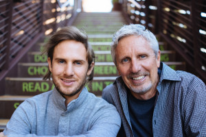 Jeff and Walter Cruttenden. Photo courtesy Acorns/David Keegan.