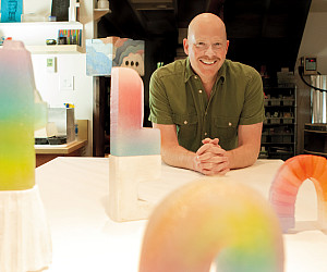 Madison works out of his art studio in northwest Seattle. Over the years, he's found that glass plays well with other media, such as...