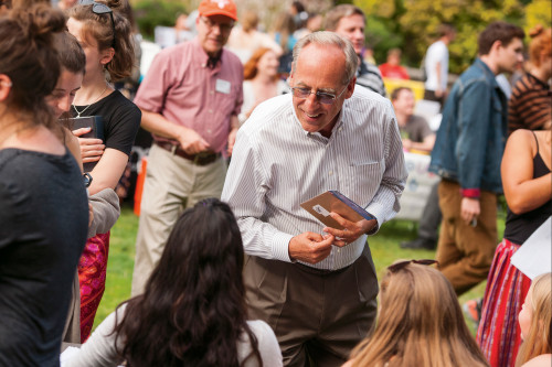 President Wiewel has been a regular attendee of many campus events during his tenure.