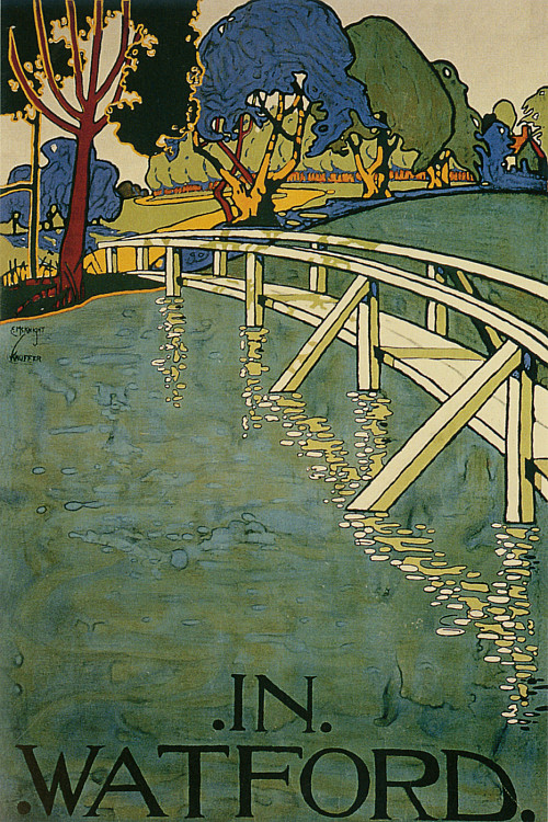 E. McKnight Kauffer, In Watford (1915).