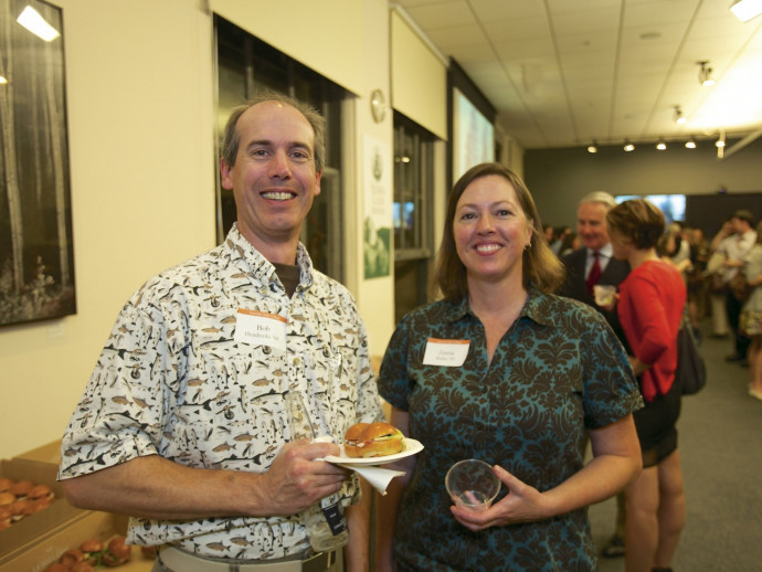 Bob Hendricks BS '86 and Zenna Burke BS '88.