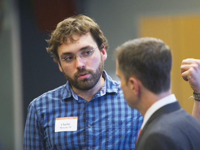 Charlie Morgan BA '08.