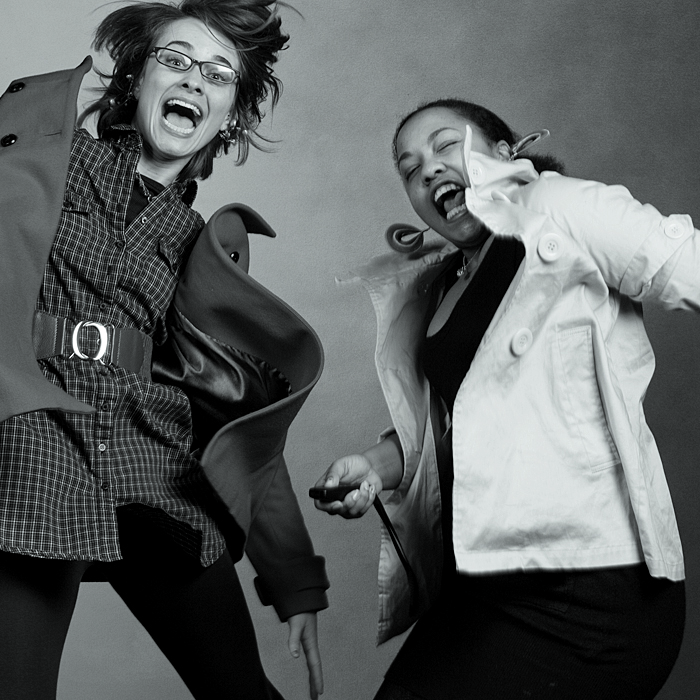 Erin Dees (CAS '10--Lakewood, Washington) and Kemi Coutinho (CAS '12--Kampala, Uganda)