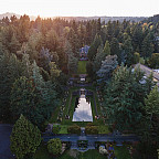 Aerial view of Estate Gardens.