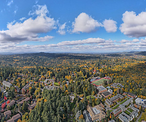 Aerial of campus