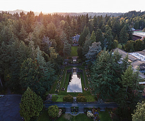 Aerial view of Estate Gardens.
