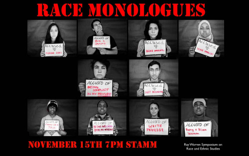 Ray Warren Symposium Race Monologues