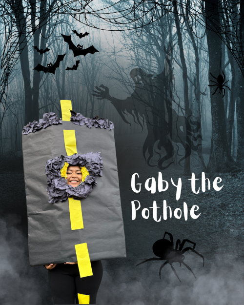 “Gaby the Pothole, by Jessica Gabriela Gaby Garcia Bocaletti BA '27
