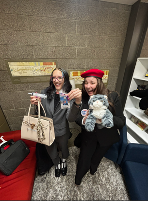 “Politicians you don't to want to vote for but want to see on TV, by Jules Replogle (George), Peyton Broll (Curtis)